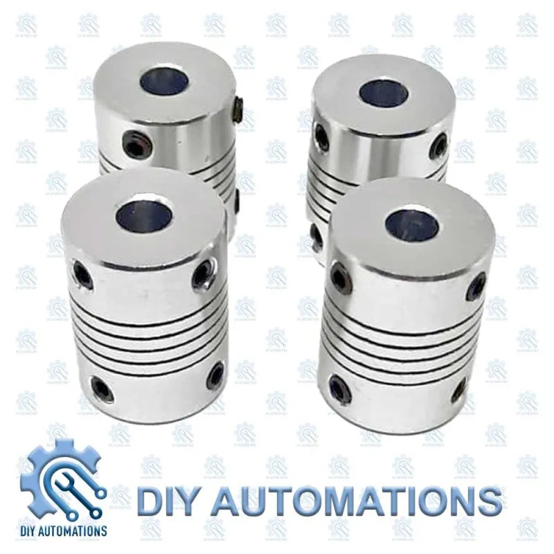 Flexible Coupling D19-25-6-6.35 (SILVER)