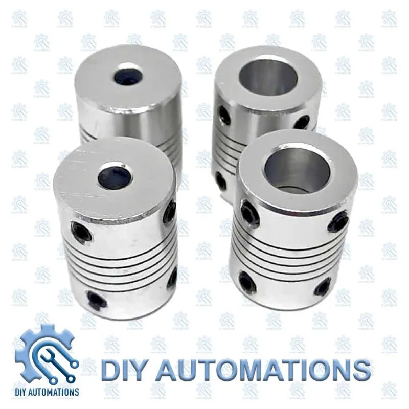 Flexible Coupling D19-25-5-10 (SILVER)