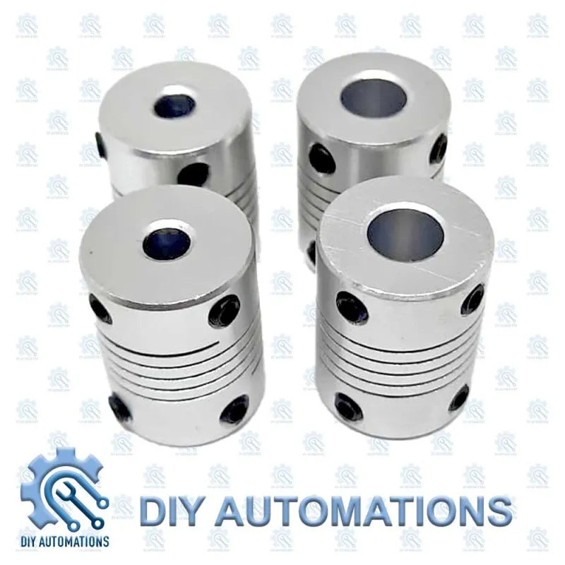 Flexible Coupling D19-25-5-6 (SILVER)