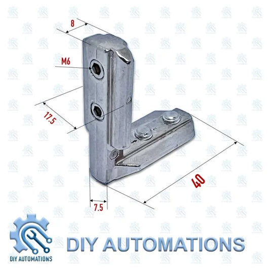 Corner L-Type 40x40 (SILVER) Premium