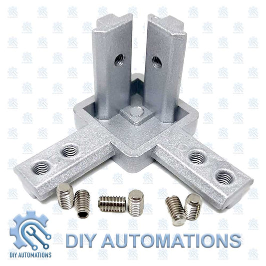 Corner 3-Way 40x40 (SILVER)