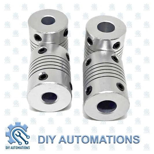 Flexible Coupling D19-25-6.35-8 (SILVER)