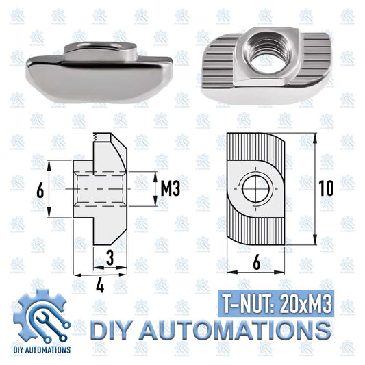 T-Nut 20xM3