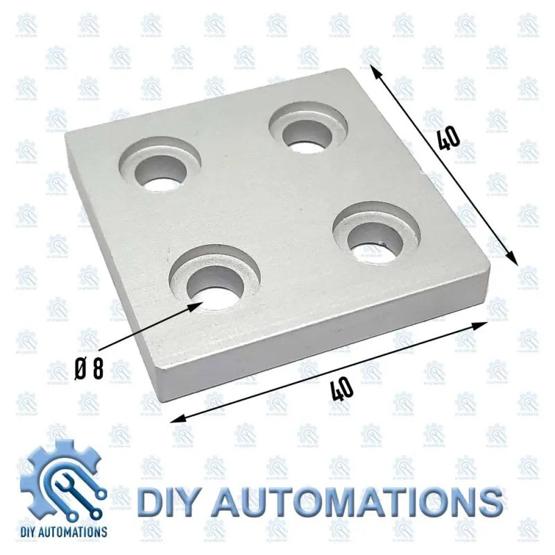 End Head 40x40 (SILVER)