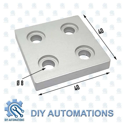 End Head 40x40 (SILVER)