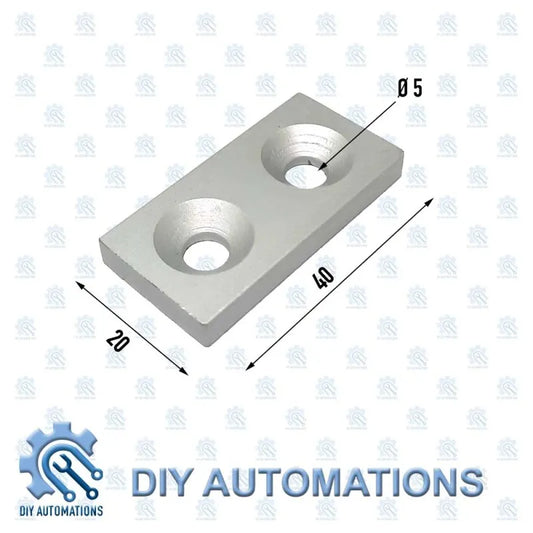 End Head 20x40 (SILVER)