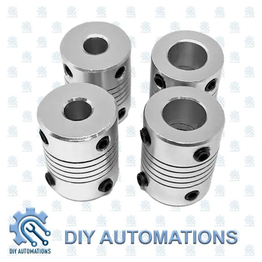 Flexible Coupling D19-25-6.35-10 (SILVER)