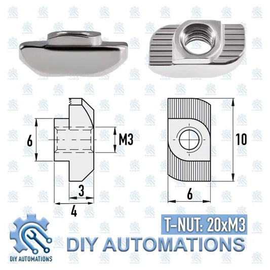 T-Nut 20xM3